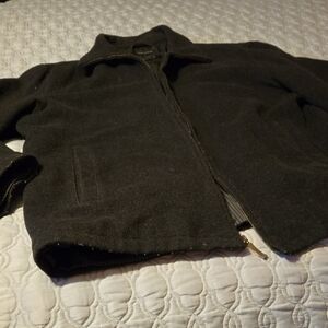 Claiborne Men's Dark Italian Wool Blend Jacket